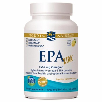 NORDIC NATURALS EPA Lemon, 1000 mg, 60 Softgels