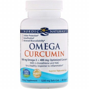 NORDIC NATURALS Omega Curcumin, 60 softgels