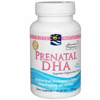 NORDIC NATURALS Prenatal DHA Unflavored, 500 mg, 90 Softgels