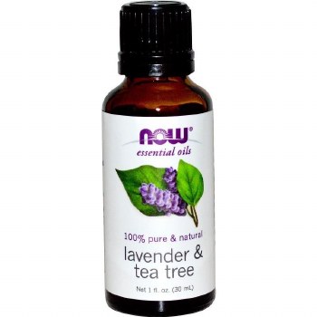 NOW 100% Pure Lavender &amp; Tea Tree Oil, 1 oz