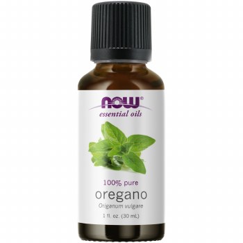 NOW 100% Pure Oregano Oil, 1 oz