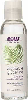 NOW Vegetable Glycerine Oil Skincare, 4 oz