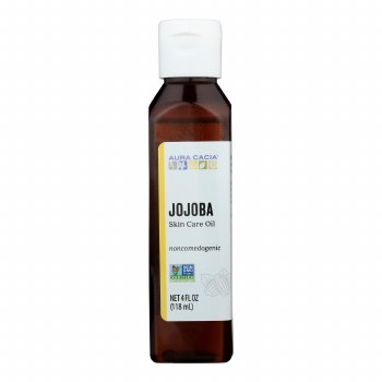 AURA CACIA Jojoba Oil, 4 oz