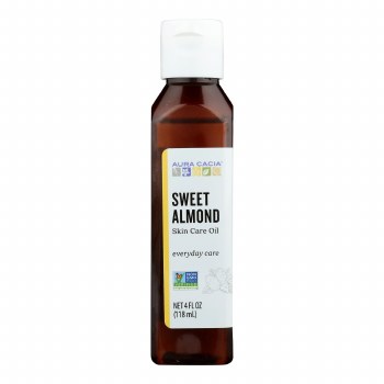 AURA CACIA Sweet Almond Oil, 16 oz