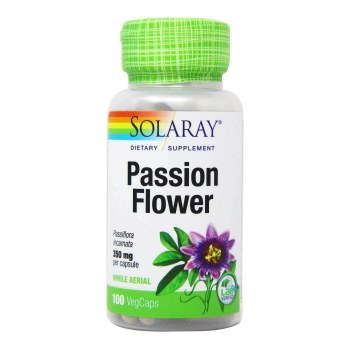SOLARAY Passion Flower Dietary Supplement, 350 mg - 100