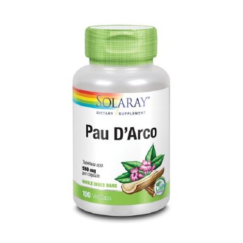 SOLARAY Pau D'Arco, 550 mg, 100 VegCaps
