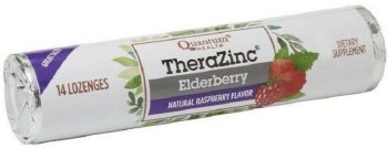 QUANTUM Therazinc Elerberry Lozenges, 14 Lonzenges