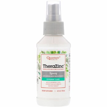 QUANTUM TheraZinc Throat Spray, 4 oz