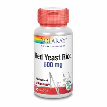 SOLARAY Red Yeast Rice, 600 mg - 45 VegCaps