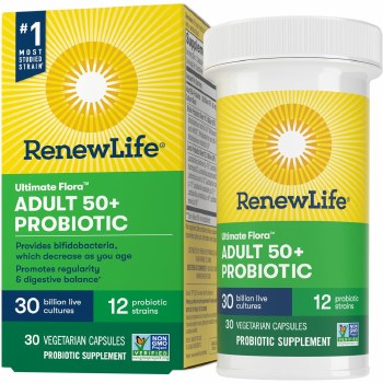 RENEW LIFE Ultimate Flora Probiotic Adult 50+, 30 billion, 30 capsules