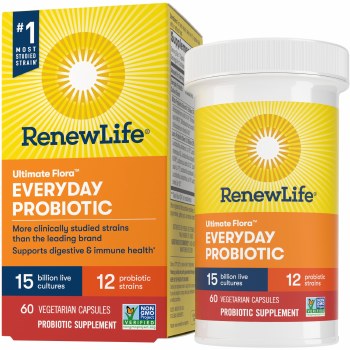 RENEW LIFE Ultimate Flora Everyday Probiotic 15 billion, 60 capsules