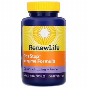 RENEW LIFE Gas Stop Enzye Formula, 60 capsules