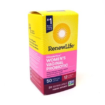 RENEW LIFE Ultimate Flora Women's Vaginal Probiotic, 50 Billion, 30 capsules