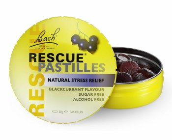 BACH Rescue Remedy Pastilles, Black Currant Flavor, 35 lozenges