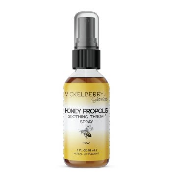 MICKELBERRY GARDENS Honey Propolis Throat Spray, 2 Ounces