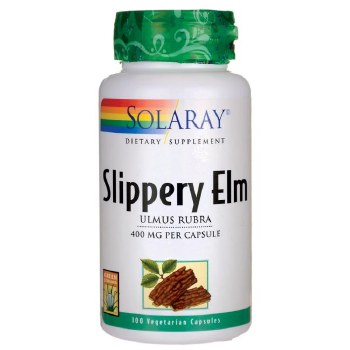 SOLARAY Slippery Elm, 400 mg - 100 VegCaps