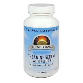 SOURCE NATURALS Theanine Serene with Relora, 120 tablets