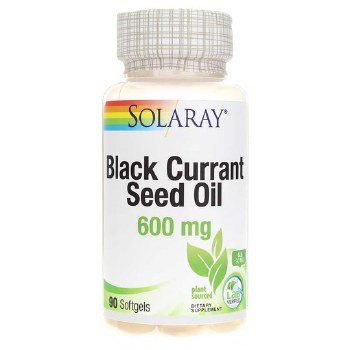 SOLARAY Black Currant Seed Oil, 600 mg - 90 Softgels