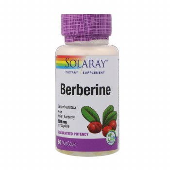 SOLARAY Berberine Root Extract, 60 VegCaps