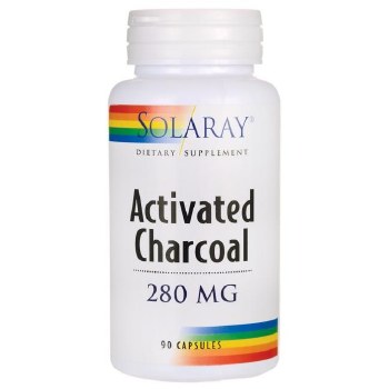 SOLARAY Activated Charcoal, 280 mg - 90 VegCaps
