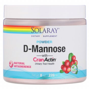SOLARAY D-Mannose with CranActin®, 8 oz
