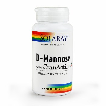 SOLARAY D-Mannose with CranActin®, 60 VegCaps