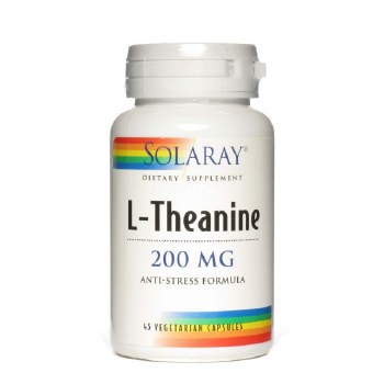 SOLARAY L-Theanine, 200 mg - 45 VegCaps