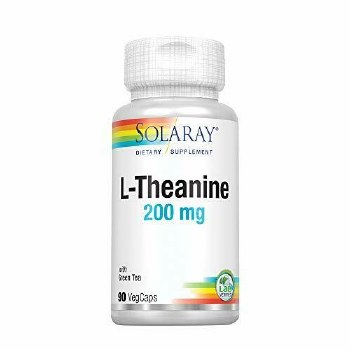 SOLARAY L-Theanine, 200 mg - 90 Vegetarian Capsules