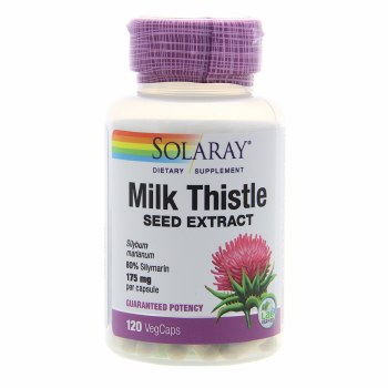 SOLARAY Milk Thistle Seed Extract, 175 mg - 120 VegCaps