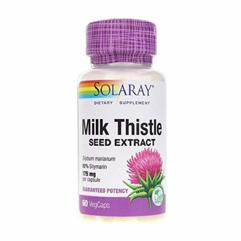 SOLARAY Milk Thistle Seed Extract, 175 mg - 60 VegCaps