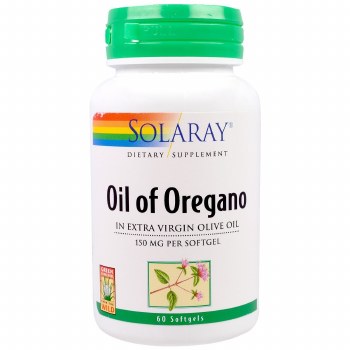 SOLARAY Oil of Oregano, 150 mg - 60 Softgels