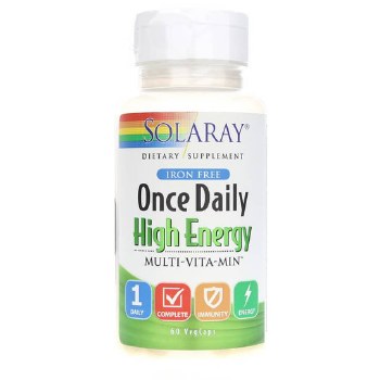SOLARAY Once Daily High Energy Multi-Vita-Min Iron Free -