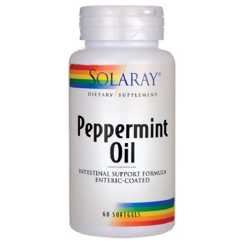 SOLARAY Peppermint Oil, 60 Softgels