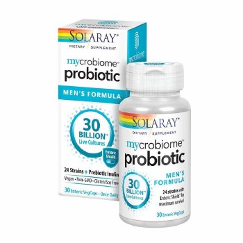 SOLARAY Mycrobiome Probiotic Men's Formula, 30 billion