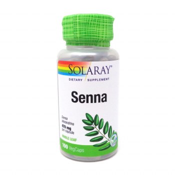 SOLARAY Senna, 100 Capsules
