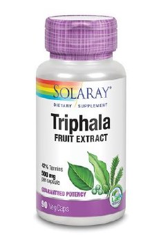 SOLARAY Triphala, 90 Capsules