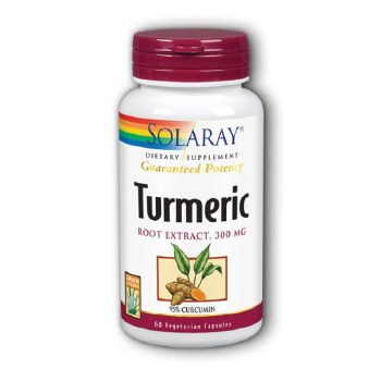SOLARAY Turmeric Root Extract, 300 mg - 60 Capsules