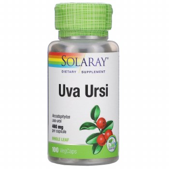 SOLARAY Uva Ursi, 460 mg - 100 VegCaps