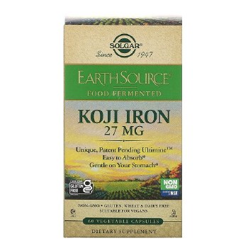 SOLGAR Koji Iron, 60 vegetable capsules