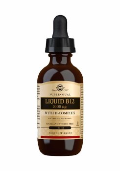 SOLGAR Liquid B-12 2000 mcg with B-complex, 2 fl oz