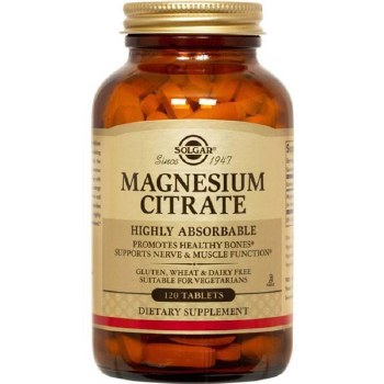 SOLGAR Magnesium Citrate, 120 tablets