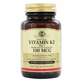 SOLGAR Vitamin K2, 50 capsules