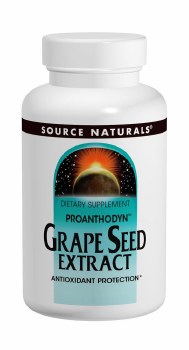 SOURCE NATURALS Grape Seed Extract 100mg, 60 Capsules