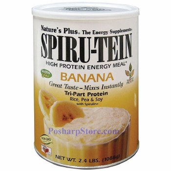 NATURE'S PLUS Spiru-Tein® High Protein Energy Meal Banana, 2.4 lbs