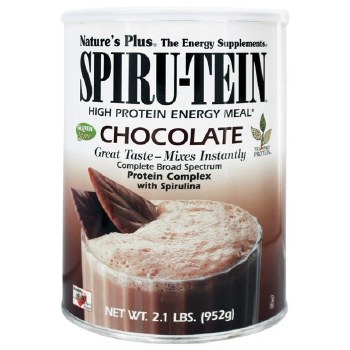 NATURE'S PLUS Spiru-Tein® High Protein Energy Meal Shake Chocolate, 2.1 lbs