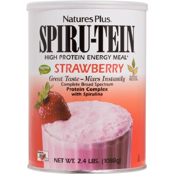 NATURE'S PLUS Spiru-Tein® High Protein Energy Meal Strawberry, 2.4 lbs
