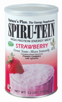 NATURE'S PLUS Spiru-Tein® High Protein Energy Meal Strawberry, 1.2 lbs