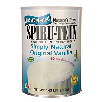NATURE'S PLUS Spiru-Tein® Shake Simply Natural Original Vanilla, 1.63 lbs