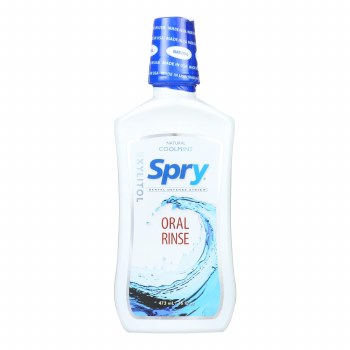 SPRY Oral Rinse Cool Mint, 16 fl oz