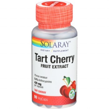 SOLARAY Tart Cherry Fruit Extract, 425 mg - 90 VegCaps